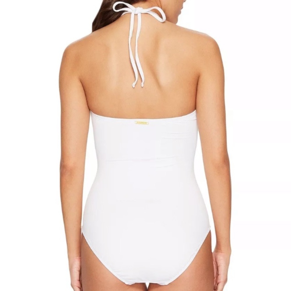 LAUREN Ralph Lauren Beaded Halter One Piece Suit - Picture 3 of 6
